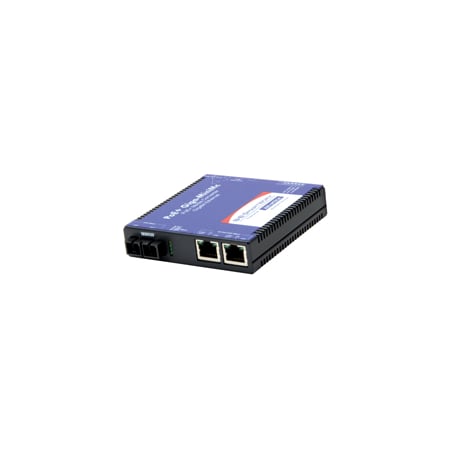 B+B Smartworx 10-100-1000/1000 Gig Poe+ Mm1300-Sc Media Converter Power Sourcing 857-11913